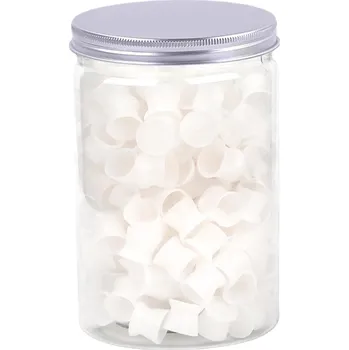 Silikonové stabilní kónické kalíšky 14mm, bílé 300 ks