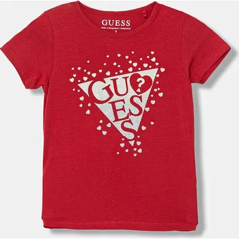 Chlapecké tričko Dětské tričko Guess K6RI00.K6YW4.PPY2 červená 33X, vel. 105-112