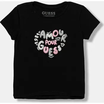 Dětské tričko Guess K6RI02.K6YW4.PPY2 černá 99X, vel. 118-122