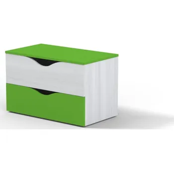 Ložnice BRADOP Krabice na hračky CASPER C101 Barevné provedení: CEZ - CREME ZELENÁ