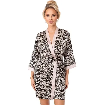 Dámský župan Župan Sheila barva: Černo-béžová (Nero- beige), Velikost: XL