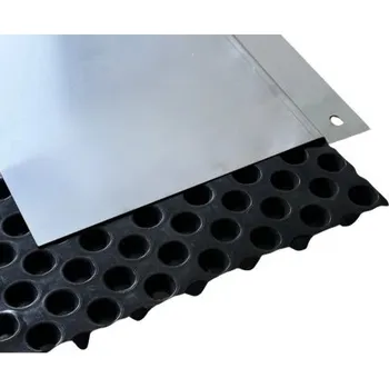 Podlahová lišta Covernit Ukončovací lišta NEREZ lišta N nerez soklová 200 cm