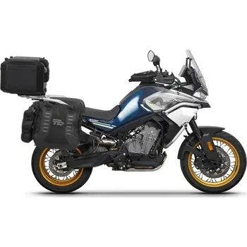 Zavazadlo na motocykl SHAD Sada bočních brašen TR40 SHAD TERRA a černého hliníkového 37L topcase, včetně montážní sady SHAD CF Moto 800 MT