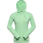 Alpine Pro LOKKA ZELENÁ DÁMSKÁ BAVLNĚNÁ MIKINA S-L