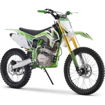 malá motorka Pitbike MiniRocket PitRock 250ccm 21/18 zelená, sedlo 92cm