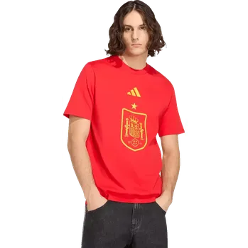 Míčový sport Pánské tričko s krátkým rukávem Adidas Španělsko 2026 DNA Graphic červené