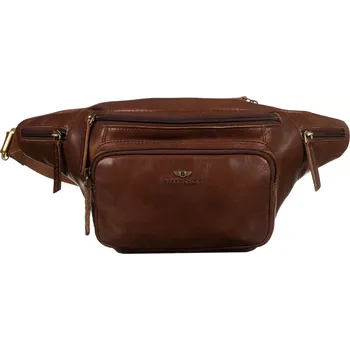 Ledvinka Pánská kožená ledvinka hnědá - Peterson Nikandr hnědá