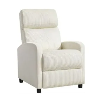 Obývací pokoj Relaxační křeslo 615590 beige do obývacího pokoje/ložnice, béžové - A YAHEETECH