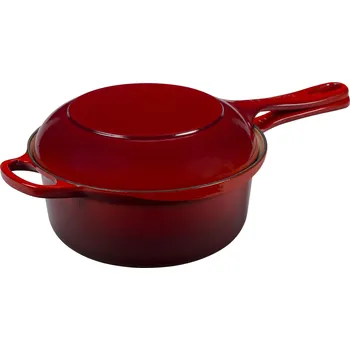 Nádobí Le Creuset, Rendlík Marmitout Signature 2v1 22 cm višňový - Formadore
