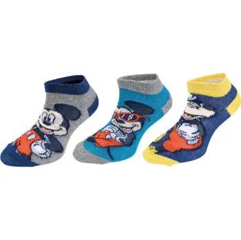 3PACK dětské ponožky Mickey vícebarevné (38131/blue) 27/30 Možnost vrácení zboží ZDARMA do 120 dnů!