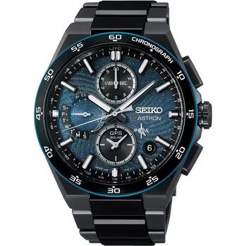 Módní doplněk Seiko Astron Dual-Time Chronograph SSH187J1 Spiral Galaxy Limited Edition + 5 let záruka a dárek ZDARMA