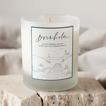 Svíčka Bella Rose Ručně litá sójová svíčka Bornholm 220 g