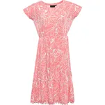 Alpine Pro DEREFA ČERVENÁ DÁMSKÉ LETNÍ ŠATY XXL