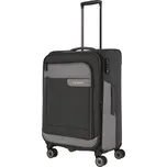 Travelite VIIA 67 cm Spinner 4w Šedý Anthracite Rozšířitelný