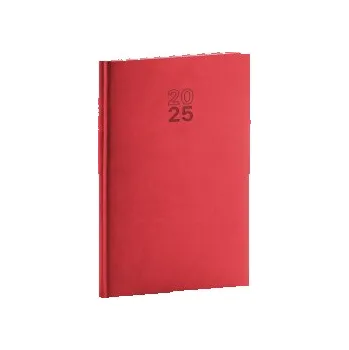 Kalendář Týdenní diář Aprint 2025, červený