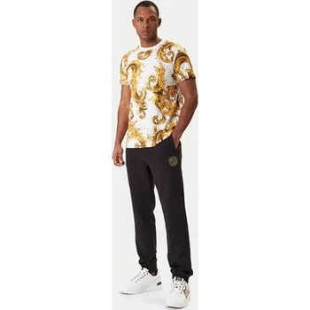 Pánské kalhoty Versace Jeans Couture Teplákové kalhoty 80GAAT03 CF01T Černá Regular Fit M