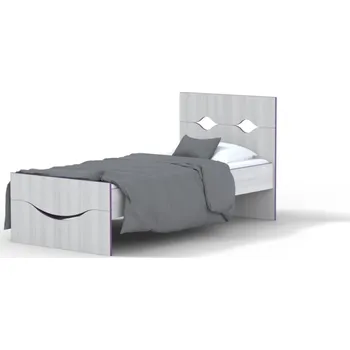 Postel BRADOP Dětská postel s úsměvem CASPER C108 krémová 90×200 Barevné provedení: CEF - creme fialová