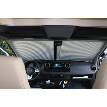 Příslušenství ke karavanu Roleta zatemňovací na čelní sklo REMIfront IV Sprinter s velkým pouzdrem senzoru