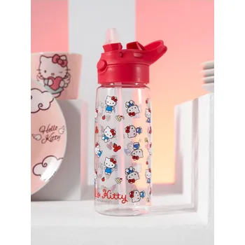Sinsay - Láhev se slámkou Hello Kitty - vícebarevná - 400ES-MLC - 400ES-MLC-ONE