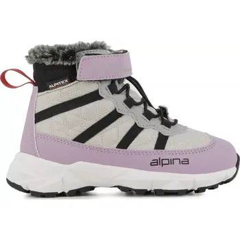 Chlapecké tenisky Alpina Breeze Winter dětské zimní boty, Violet/Light Grey 28
