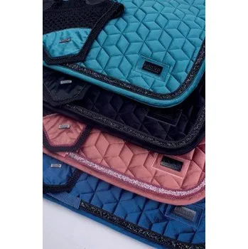 Kentaur Set sametová dečka s čabrakou s třpytivým lemem Barva: Tmavě modrá