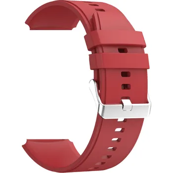 Řemínek na hodinky SmartFit Silikonový řemínek k hodinkám / červený / šířka 22mm / 661041