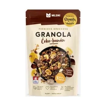 Prémiová granola Čoko-banán 400 g