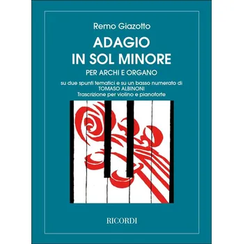 Adagio in sol minore - Trascrizione per Violino e Pianoforte - housle a klavr 1193419