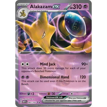 Sběratelská karetní hra Alakazam ex MEW 065/165