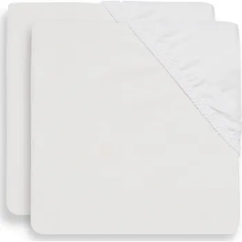 Prostěradlo Jollein Prostěradlo napínací 140x70 cm 2 ks White