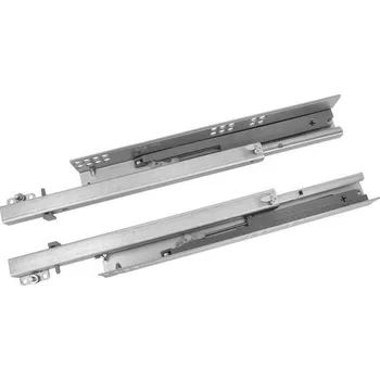 Amig - Sada 2 vodicích lišt Mod.40 z pozinkované oceli pro nábytek, zásuvky, skříňky nebo skříňky |