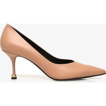 Dámské lodičky Kožené lodičky Vanda Novak Pola Pola.Dark.nude béžová 80X, EUR 39