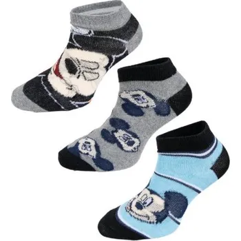 3PACK dětské ponožky Mickey vícebarevné (38131/grey) 23/26 Možnost vrácení zboží ZDARMA do 120 dnů!