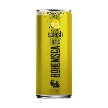 Nápoj pro sportovce Splash limonáda citrón plech 250 ml