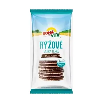 Trvanlivě pečivo Chlebíčky rýžové s kakaovou polevou 70 g