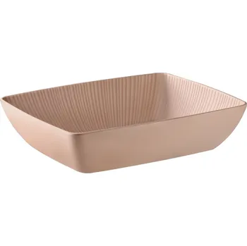 APS Melaminová miska NERO, GN 1 , 32,5 x 26,5 cm, výška 7,5 cm, béžová