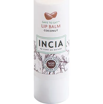 Péče o rty Hydratační bylinný balzám na rty s kokosem 6g Incia