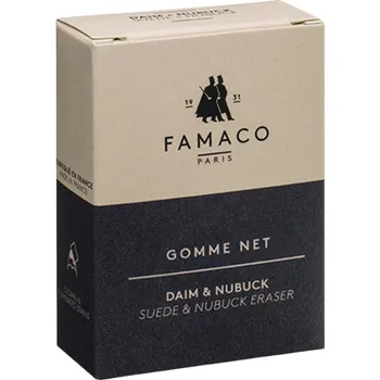 Tvrdá kostka na čištění semiše a nubuku Famaco Gomme Net