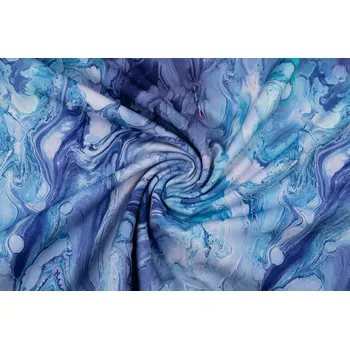 Softshell zimní fialovo-modrý aquarel