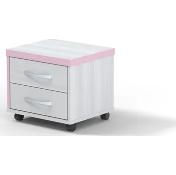 Zásuvkový kontejner BRADOP Kontejner na kolečkách CASPER ELIOT Barevné provedení: CER - CREME RŮŽOVÁ