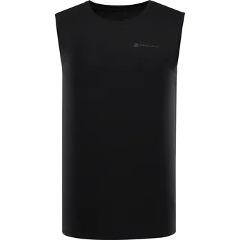 Pánská móda Alpine Pro QARET ČERNÁ PÁNSKÉ RYCHLESCHNOUCÍ TÍLKO XL