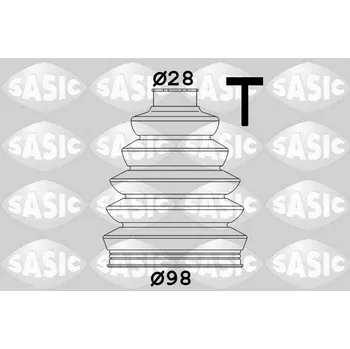 Auto-moto Sada měchů, hnací hřídel SASIC 1906028