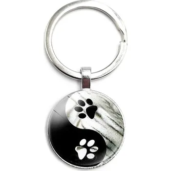 Přívěsek na klíče jin jang