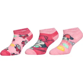 3PACK dětské ponožky Minnie vícebarevné (38614/pink) 31/34 Možnost vrácení zboží ZDARMA do 120 dnů!