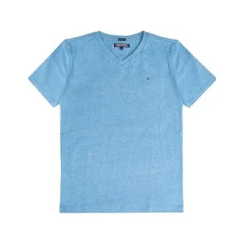 Pánské oblečení Tommy Hilfiger T-Shirt KB0KB04142 S Světle modrá Regular Fit 6