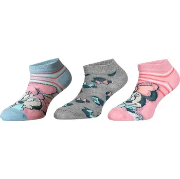 3PACK dětské ponožky Minnie vícebarevné (38614/grey) 23/26 Možnost vrácení zboží ZDARMA do 120 dnů!
