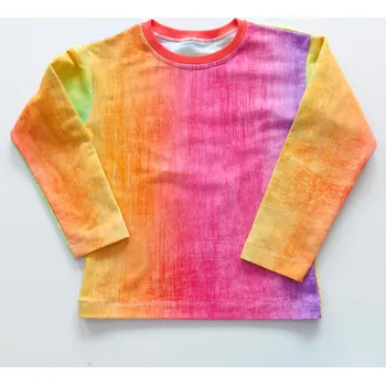 Dívčí mikina Unisex triko DUHA Velikost: 86