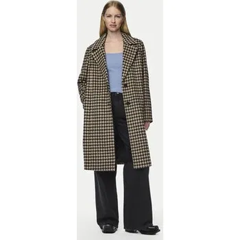 Pieces Kabát pro přechodné období Andrea 17150866 Hnědá Regular Fit XL