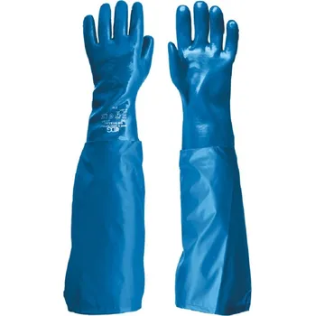 Pracovní rukavice Rukavice UNIVERSAL modré vel 10 dlouhé 70 cm