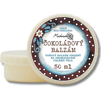 Medarek | Bio Čokoládový balzám bio • od narození • na ruce, pleť i tělo • hutný promašťující balzám • 50 ml